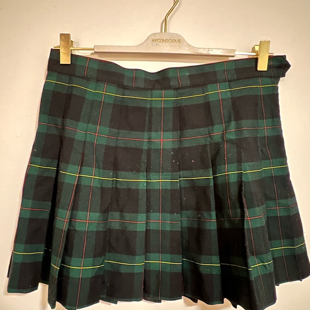 American apparel pleated mini skirt